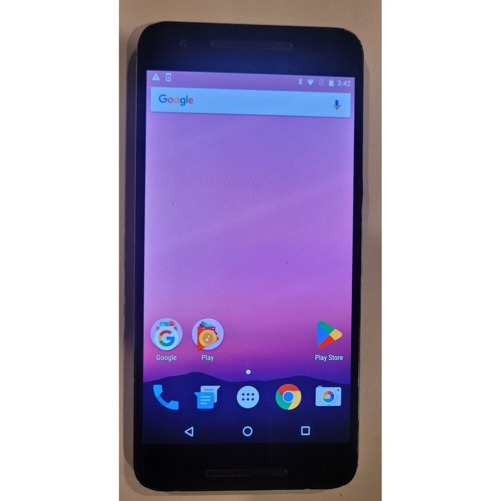 Google Nexus 6P 64 GB Frost (Unlocked), it RUNs perfectly fine AS IS USED 5/10
